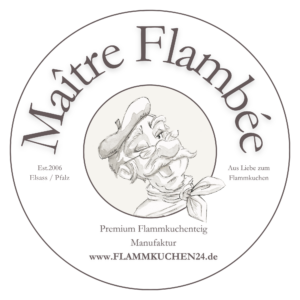 Hier sieht man das Logo der Marke Flammkuchen24